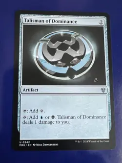 MTG - Talisman of Dominance - Murders at Karlov Manor Commander - Image 1