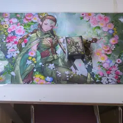 MTG Nissa, Resurgent Animist Playmat New Sealed Japan limited WotC official Nwe - Image 1