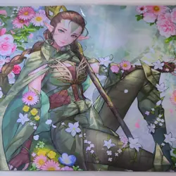 MTG Nissa, Resurgent Animist Playmat New Sealed Japan limited WotC official Nwe - Image 3