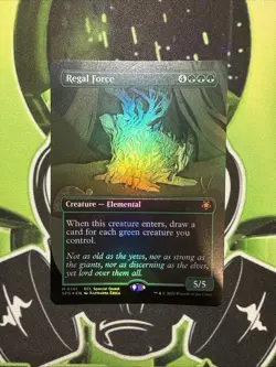 Regal Force (Borderless FOIL) Mythic MTG Special Guest Lorwyn Eclipsed NM - Image 1
