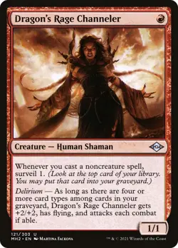 Normal - Dragon's Rage Channeler - 121 - Modern Horizons 2 - NM - Image 1
