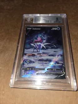 2023 Pokemon BGS 8 Galarian Suicune V GGV Crown Zenith #GG38 - Image 1