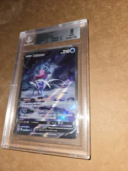2023 Pokemon BGS 8 Galarian Suicune V GGV Crown Zenith #GG38 - Image 2