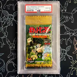 PSA 10 - Jungle 300 Yen Sealed Japanese Pack Booster Pokemon 1997 - Image 1