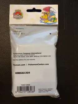 Pokemon World Championship 2024 Honolulu Sleeves (Sealed) - Pikachu & Munchlax - Image 2