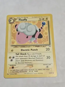 Pokemon Flaaffy Neo Revelation Uncommon 28/64 English Regular Stage 1 70HP - Image 1