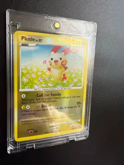 Pokemon TCG Plusle Reverse Holo Holo Rare Card 28/100 Majestic Dawn LP 28/100 - Image 3