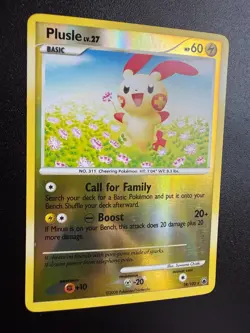 Pokemon TCG Plusle Reverse Holo Holo Rare Card 28/100 Majestic Dawn LP 28/100 - Image 4