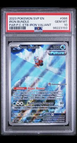Iron Bundle - SVP066 - Paradox Rift Pokemon Center Stamped Promo - PSA 10 - Image 1