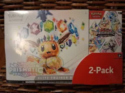 Pokemon TCG Prismatic Evolution ETB Bundle 2 pack BRAND NEW FACTORY SEALED - Image 1