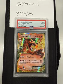 2016 Pokemon XY Charizard Ex Evolutions #12/108 PSA-9 MINT - Image 1