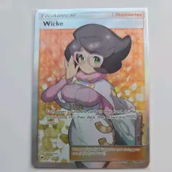 Pokemon Wicke Full Art SM Burning Shadows NM - Image 1