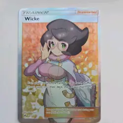Pokemon Wicke Full Art SM Burning Shadows NM - Image 3