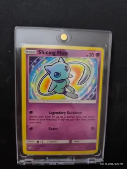 Shining Mew Holo Pokemon 40/73 Shining Legends 2017 Sun and NM-MT8 - Image 1