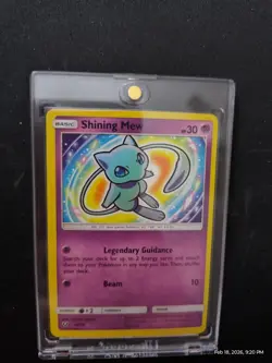 Shining Mew Holo Pokemon 40/73 Shining Legends 2017 Sun and NM-MT8 - Image 2