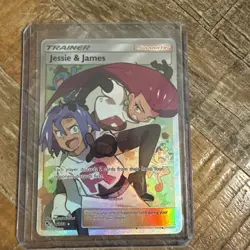 Jessie & James 68/68 Hidden Fates Full Art Trainer Pokemon TCG NM/MINT - Image 2