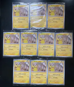 Pokemon TCG MEP Promo Natural History Pikachu At The Museum Jumbo Sealed X 10 - Image 1