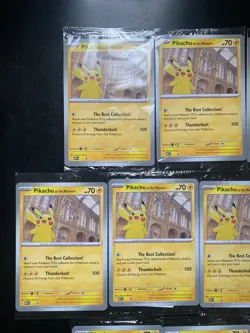 Pokemon TCG MEP Promo Natural History Pikachu At The Museum Jumbo Sealed X 10 - Image 4
