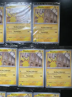 Pokemon TCG MEP Promo Natural History Pikachu At The Museum Jumbo Sealed X 10 - Image 5