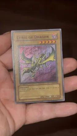 2002 Yu-Gi-Oh! LOB-066 Curse of Dragon 1st Edition Super Rare - NM - OG Print - Image 4