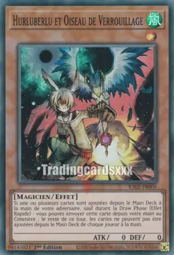 Yu-Gi-Oh! Hurluberlu et Oiseau de Verrouillage - V.1 : SR RA02-FR006 - Image 1