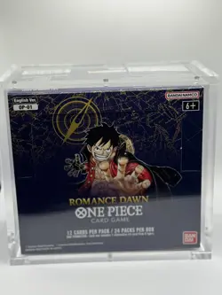 One Piece OP-01 Romance Dawn Booster Box New and Sealed Blue Bottom - Image 1