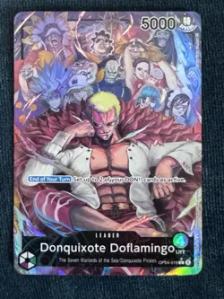 Bandai One Piece Donquixote Doflamingo Leader Special OP04-019 Foil 5000 Power - Image 1
