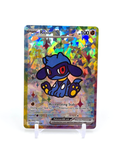 RIOLU ART READ DESCRIPTION BELOW HOLO RIOLU Card RIOLU Pokemon Card - Image 1