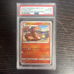 Charizard 143/S-P Japanese Promo Pokemon Card Illustration Grand Prix PSA 10 - Image 1