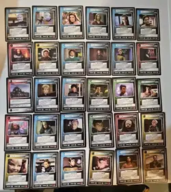 1994 Star Trek CCG: First Edition Black Border Premiere - 30 Card Lot Bin SC2 - Image 1