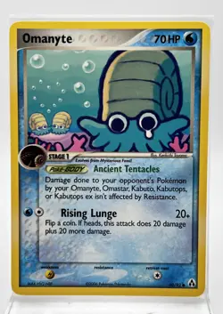 Omanyte 60/92 Pokemon Card 2006 Legend Maker LP - Image 1