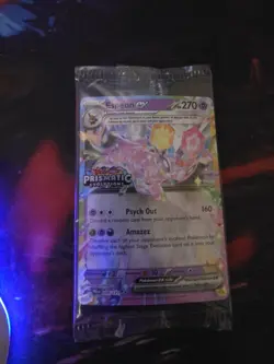 Sealed Espeon ex 034/131 Prismatic Evolutions Stamped Promo Pokemon Card 2025 NM - Image 1
