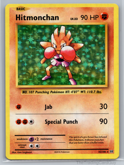 Pokemon Card Hitmonchan 62/108 Holo Rare XY Evolutions Singles LP - Image 1