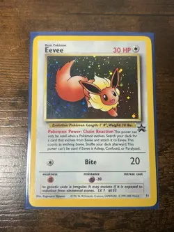 Pokemon Eevee Promo 11 Holo 30 HP 11/53 WOTC Card The Pokemon Company 2000 - Image 1