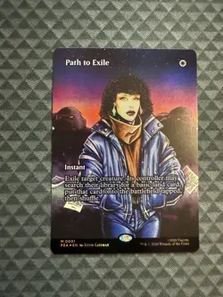 MTG Path to Exile #0001 Foil Borderless Mythic TMNT Source Material (PZA) - Image 1