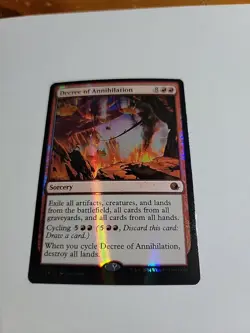 MTG Decree of Annihilation From the Vault: Annihilation 005/015 Foil Mythic W3 - Image 1