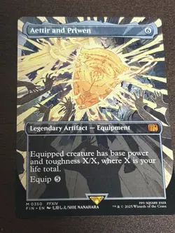 MTG Aettir and Priwen (Borderless) English Final Fantasy FIN NM M0350 - Image 1