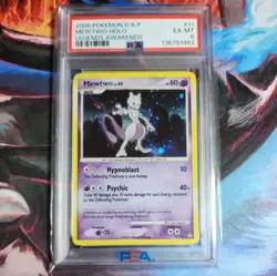 Pokemon Legends Awakened Mewtwo 11/146 Rare Holo Foil PSA 6 - Image 1