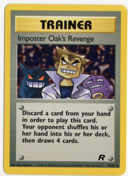 Imposter Oak's Revenge 76/82 Team Rocket Pokemon Card - Image 1
