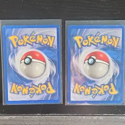 Pokemon Card Base Set Trainer Breeder 76/102 Lass 75/102 - 2 Cards RARE, MINT - Image 2