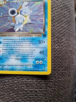 Pokemon TCG Dark Blastoise Team Rocket 3 Holo Holo Rare - Excellent Condition - Image 5