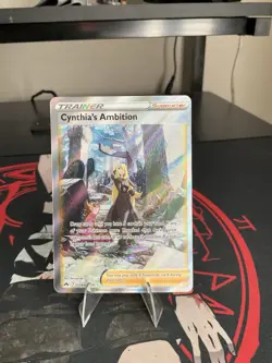 Pokemon Crown Zenith - Cynthia's Ambition Full Art Trainer Galarian Gallery - Image 1
