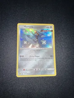 Pokemon TCG Kartana SV33/SV94 Hidden Fates Shiny Holo Rare NM - Image 1