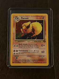 Pokemon Jungle FLAREON Holo Rare 3/64 - Image 1