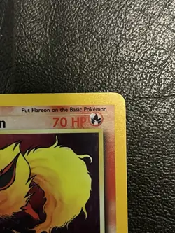 Pokemon Jungle FLAREON Holo Rare 3/64 - Image 4