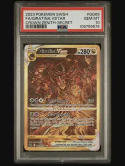 Pokemon Crown Zenith Galarian Gallery Giratina VSTAR Full Art #GG69 PSA 10 - Image 1