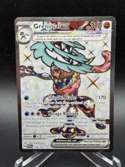 Pokemon Twilight Masquerade Greninja EX 198/167 Ultra Rare - Image 1