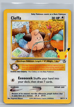 Cleffa 20/111 Holo Rare Pokemon Celebrations 25th Anniversary NM - Image 1