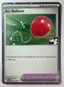 2025 Pokemon Black Bolt Air Balloon #079/086 Uncommon Prize Pack - Image 1
