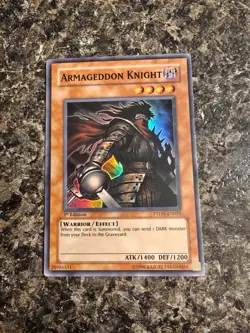 Yugioh Armageddon Knight - PTDN-EN021 - 1st Ed. Super Rare - MP - Image 1